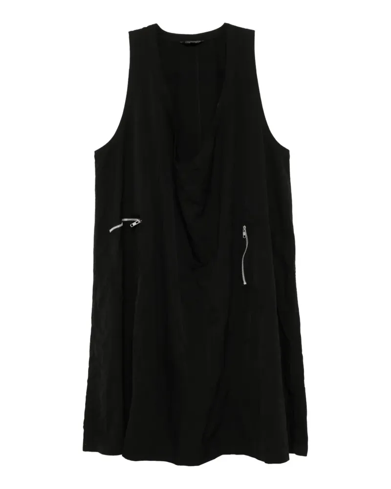 Comme des Garçons zip-fastening pockets dress - Schwarz Schwarz