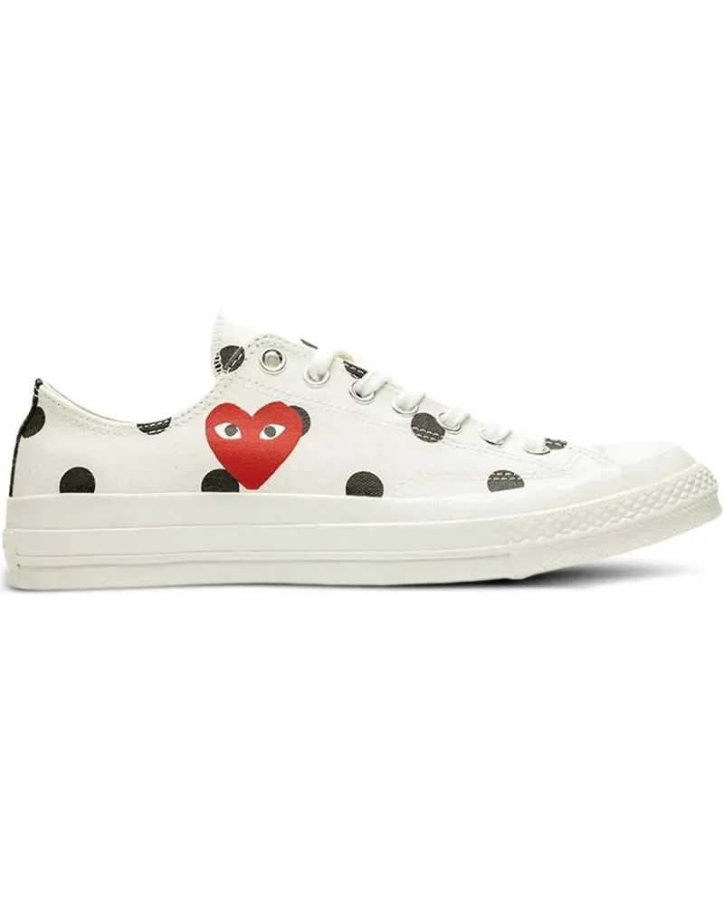 Comme des Garçons Sneakers mit Polka Dots - Weiß Weiß