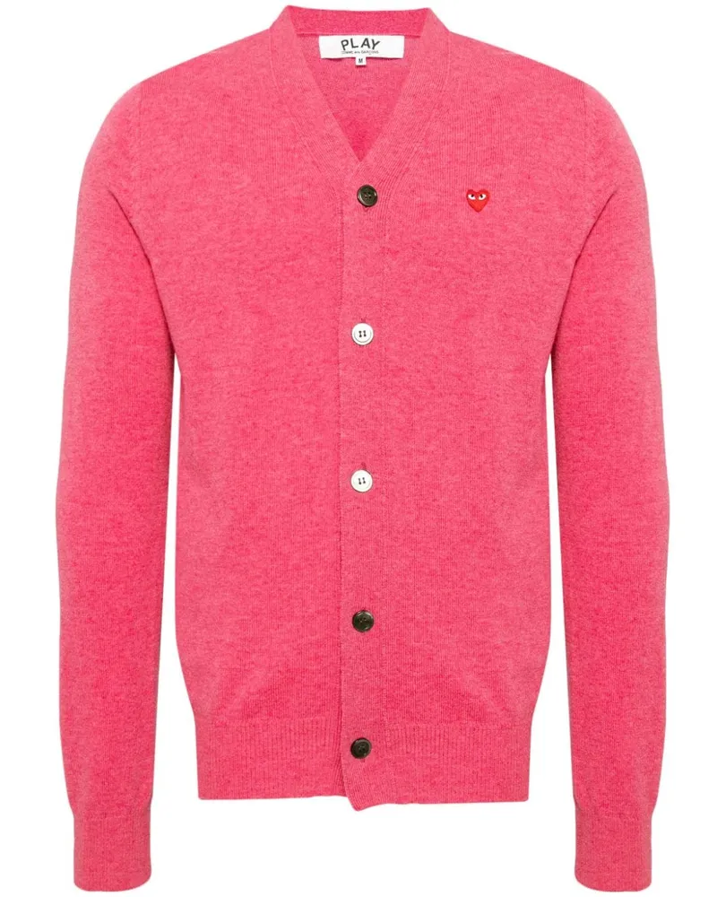 Comme des Garçons Klassischer Cardigan - Rosa Rosa
