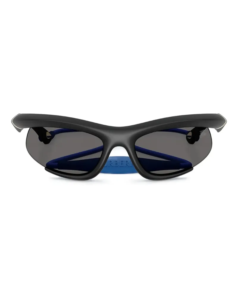 Burberry Sonnenbrille mit geometrischem Gestell - Schwarz Schwarz