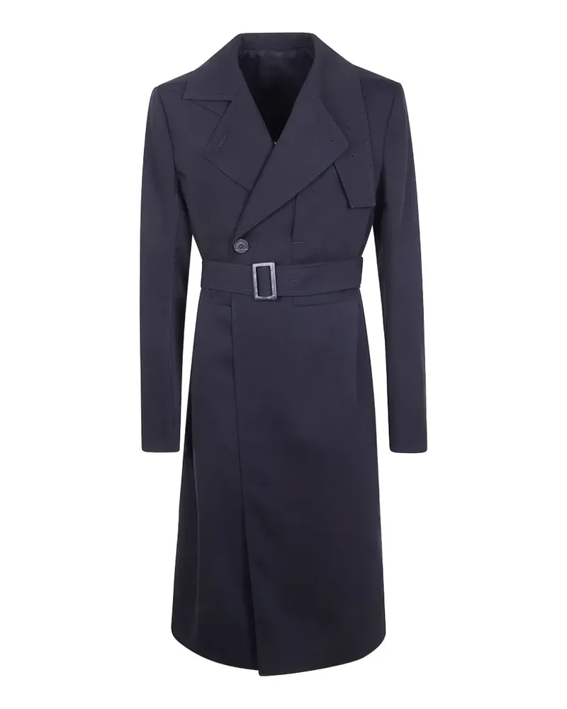 Rick Owens belted coat - Blau Blau