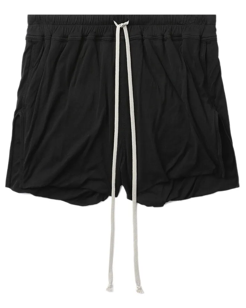 Rick Owens Shorts mit Seitenschlitzen Schwarz