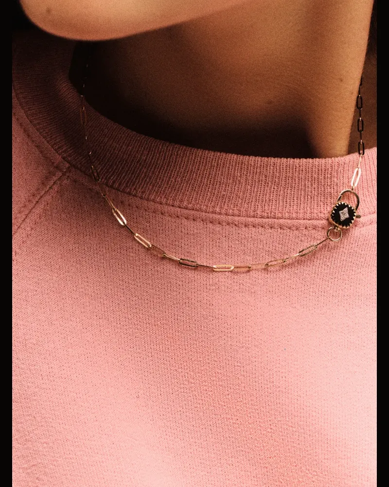 Pascale Monvoisin Ginger Halskette mit Diamanten - Gold Gold