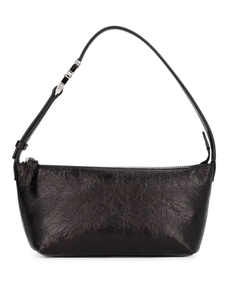 Fendi Kleine Vanity Pouch Tasche mit Riss-Effekt - Schwarz Schwarz