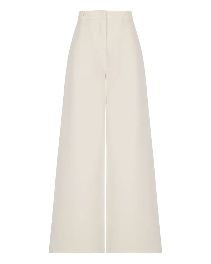 Max Mara Max Mara Merlot palazzo pants - Weiß Weiß