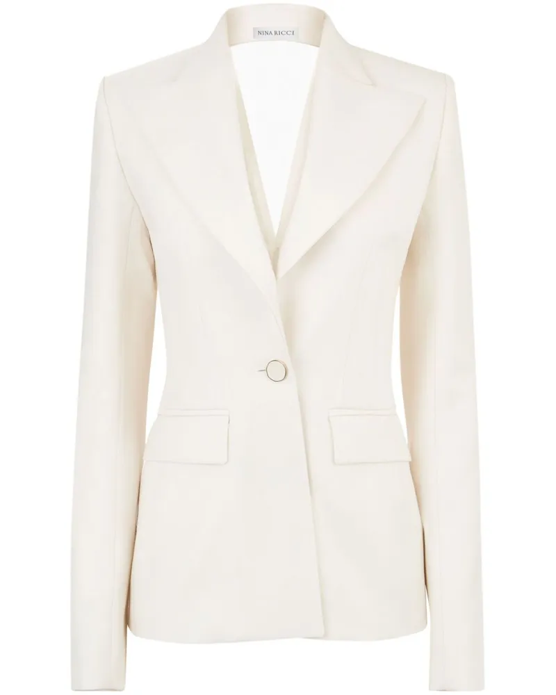 Nina Ricci Offener Blazer mit drapiertem Rücken - U1230 U1230