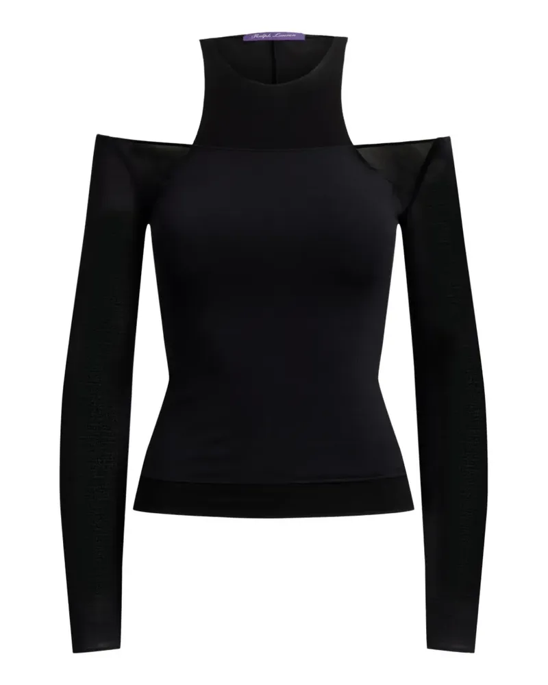 Ralph Lauren Maxine Racerback-Top im Layering-Look - Schwarz Schwarz