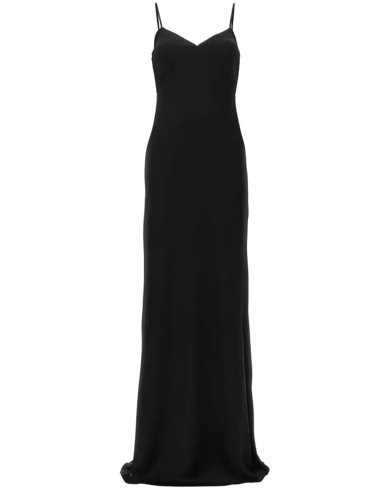 Max Mara Selce Maxikleid - Schwarz Schwarz