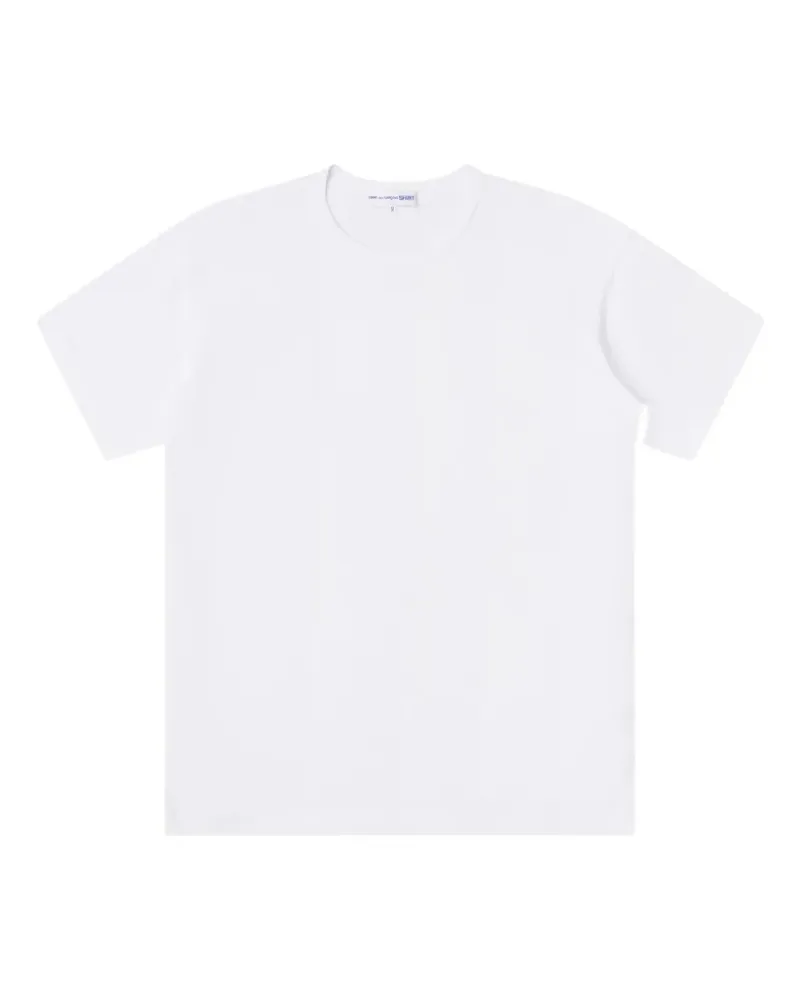Comme des Garçons T-Shirt mit Reißverschluss - Weiß Weiß