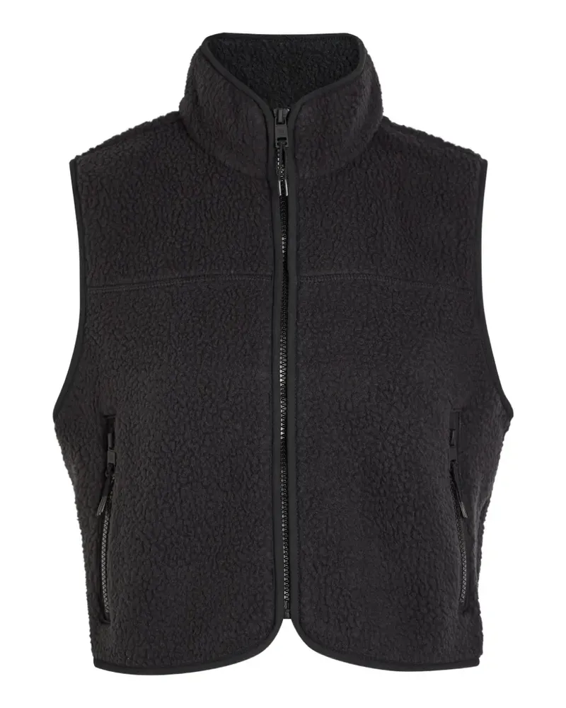 vuori Alpine fleece zip-up gilet - Schwarz Schwarz