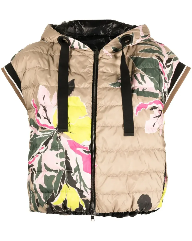 Herno Wendbare Daunenweste - Nude Nude