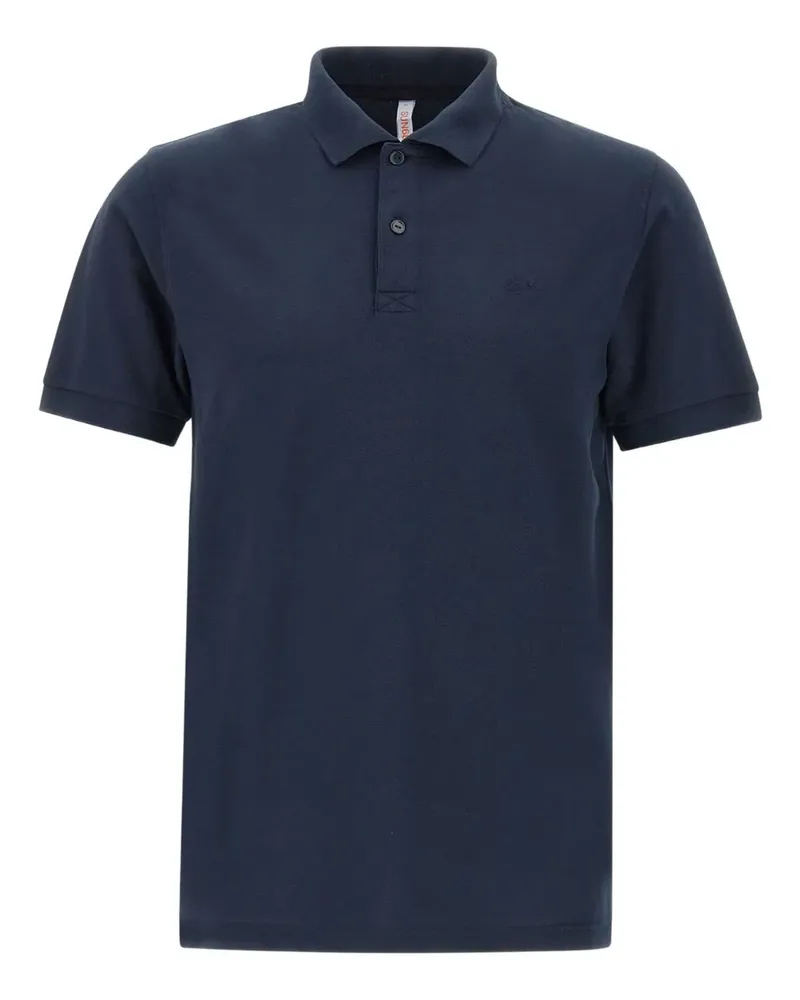 Sun68 Poloshirt aus Piqué - Blau Blau