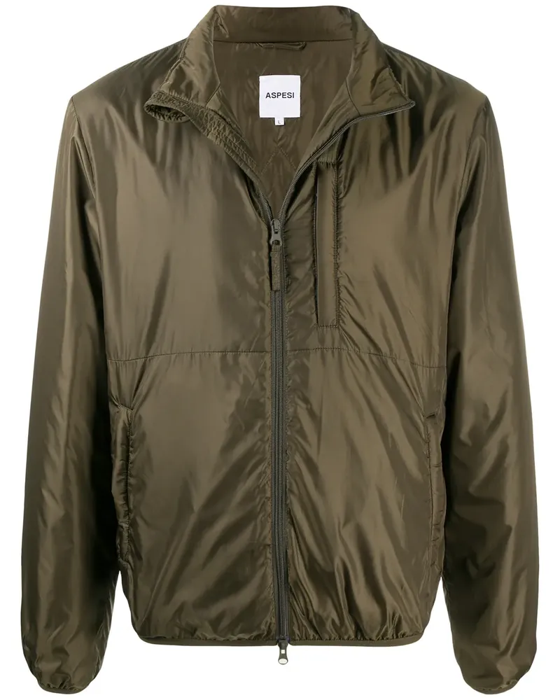 ASPESI Leichte Jacke aus Funktionsstoff - Grün Grün