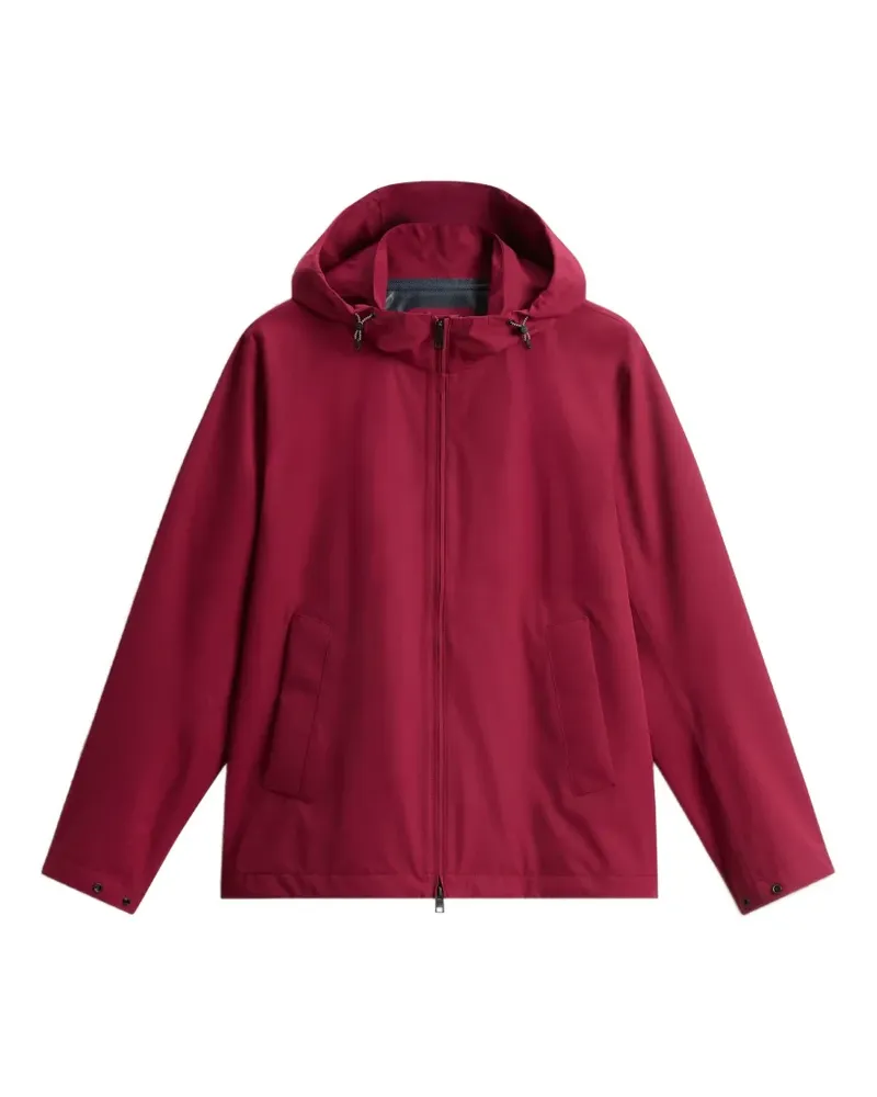 Woolrich Pacific Two Layers Kapuzenjacke - Rot Rot