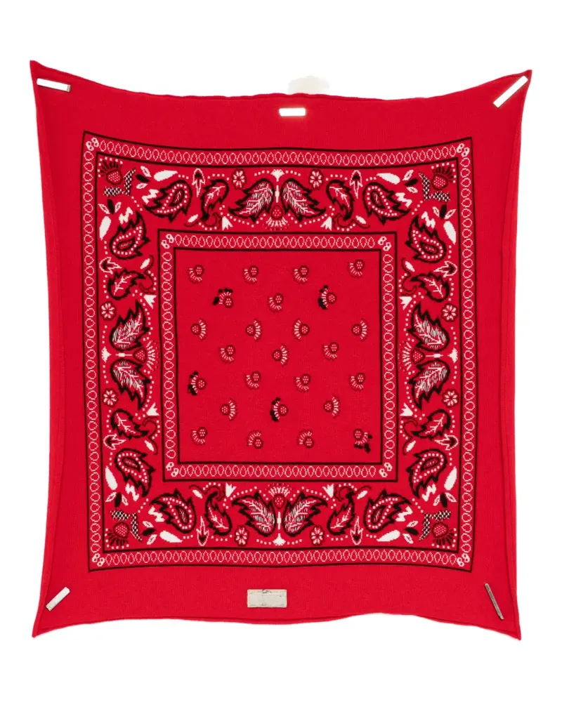 Barrie Schal mit Paisley-Print - Rot Rot