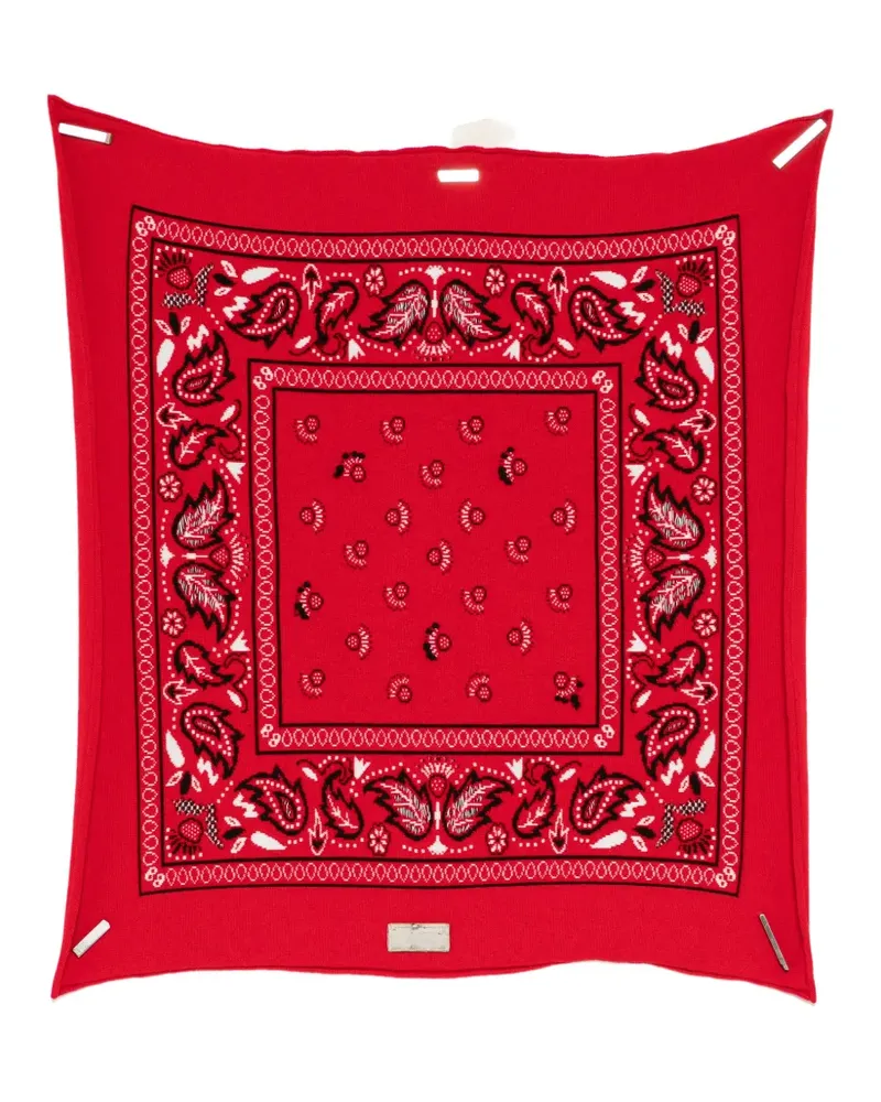 Barrie paisley-print scarf - Rot Rot
