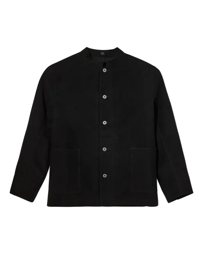 Taiga Takahashi Lot.307 Jacke mit Stehkragen - Schwarz Schwarz