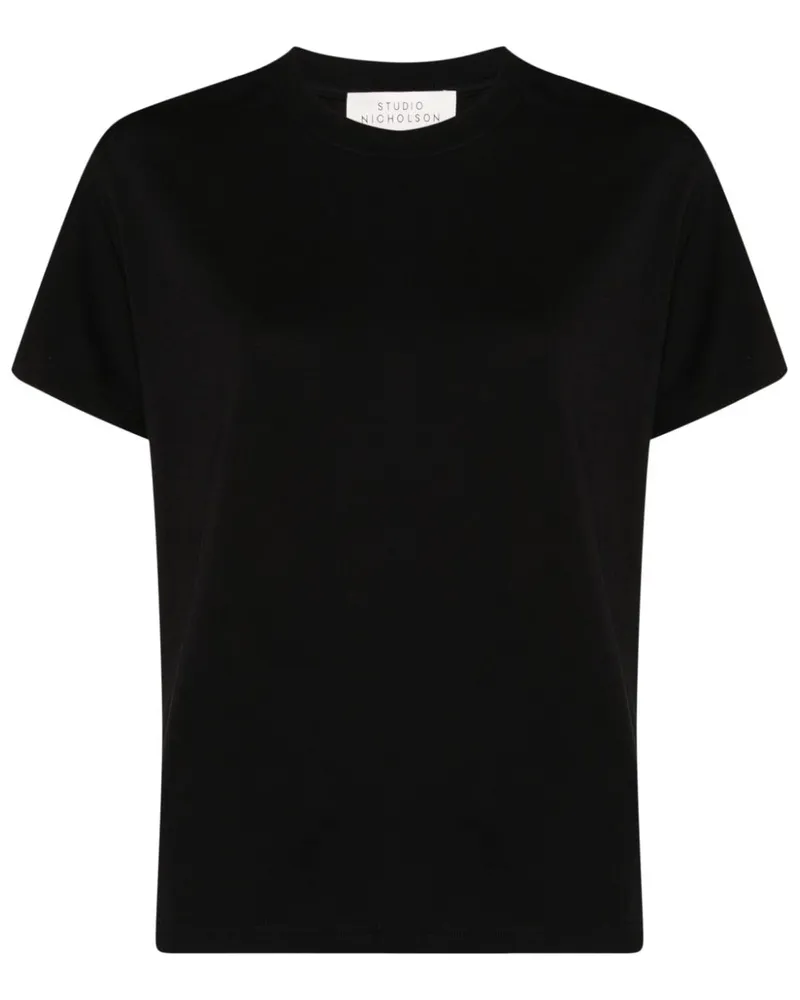 Studio Nicholson Marine T-Shirt - Schwarz Schwarz