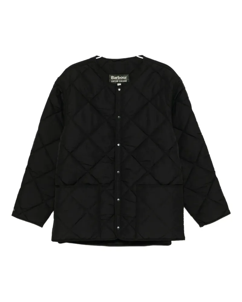 Kaptain Sunshine x Barbour Steppjacke - Schwarz Schwarz