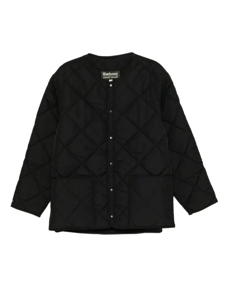 Kaptain Sunshine x Barbour Steppjacke - Schwarz Schwarz