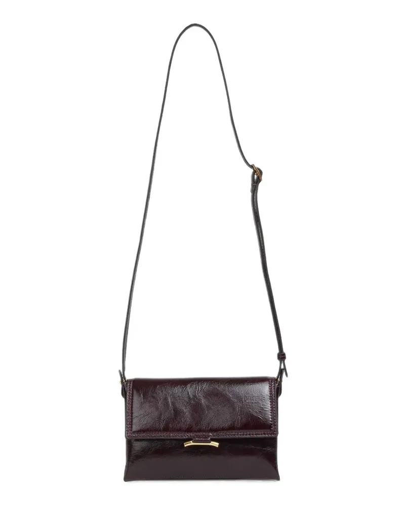 WANDLER Ida Trio crinkled-leather mini shoulder bag - Rot Rot