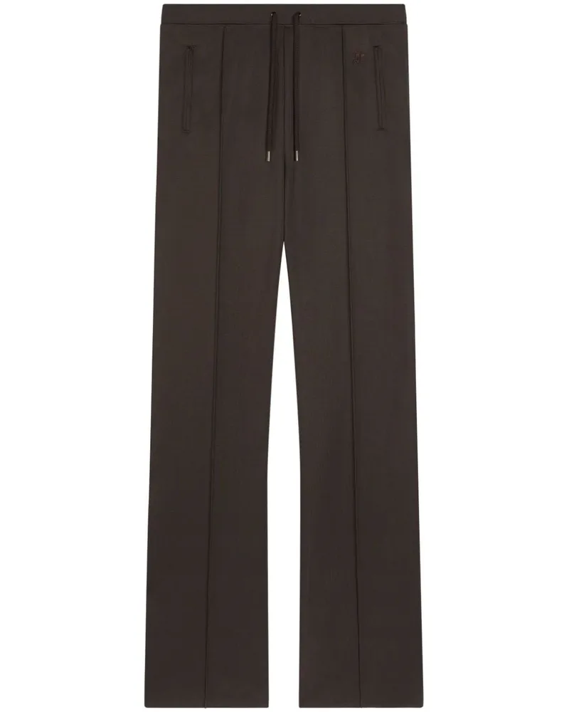 Courrèges Jogginghose mit geradem Bein - Braun Braun