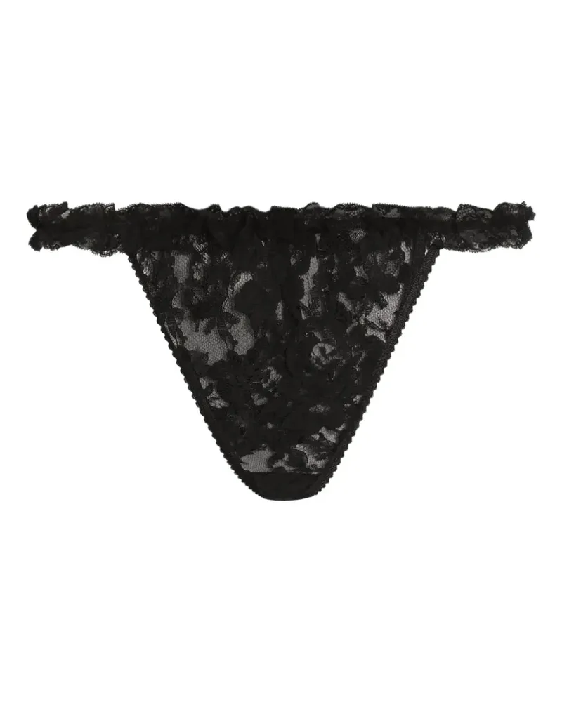 Dolce & Gabbana Slip aus Spitze - Schwarz Schwarz