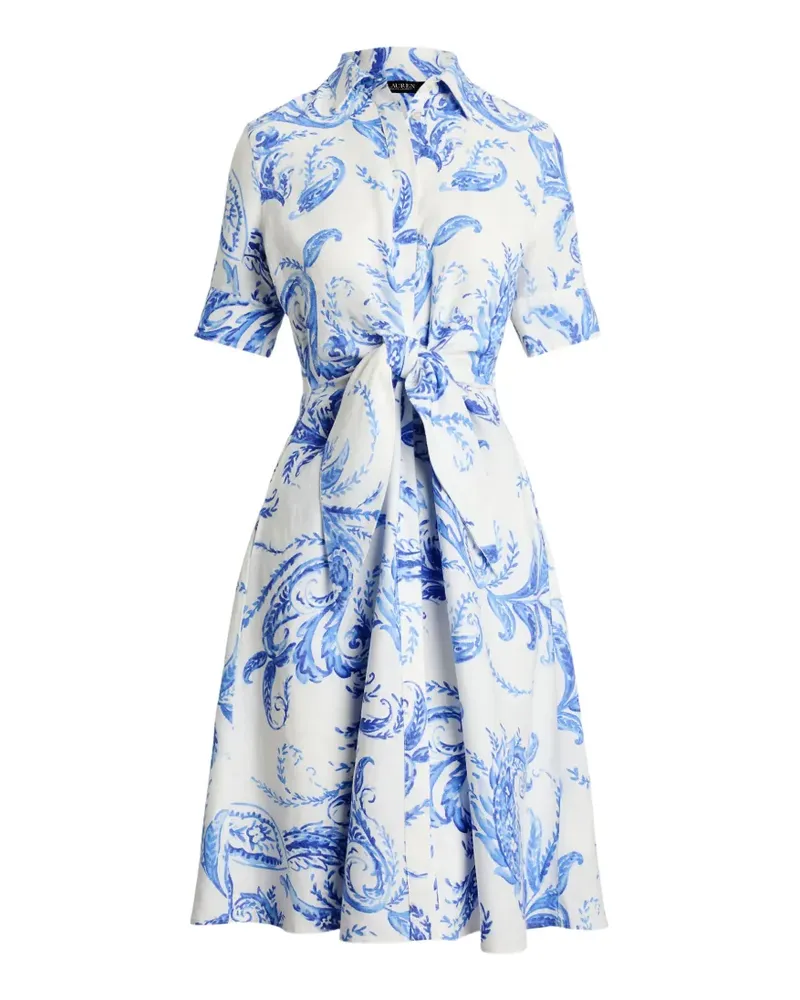 Ralph Lauren Kleid mit Paisley-Print - Weiß Weiß