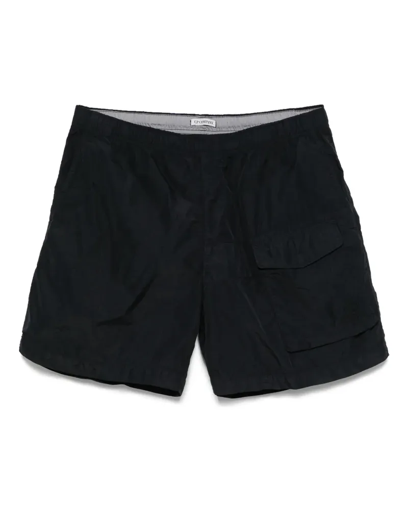 C.P. Company Shorts aus Jersey - Schwarz Schwarz