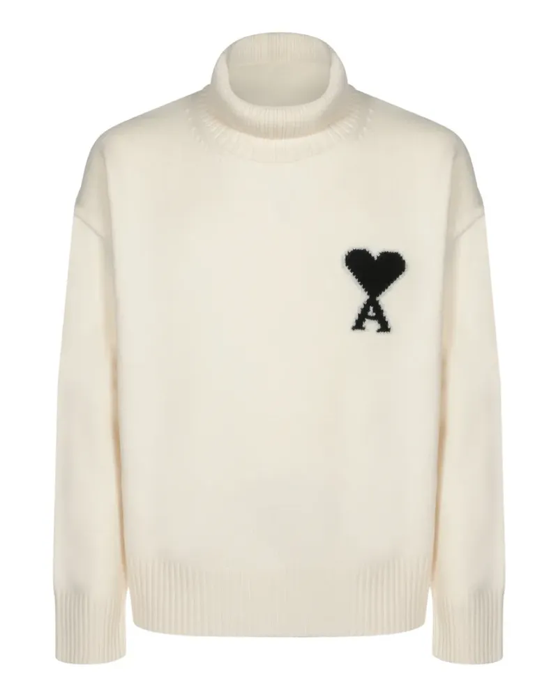 AMI Paris Ami de Coeur turtleneck sweater - Nude Nude