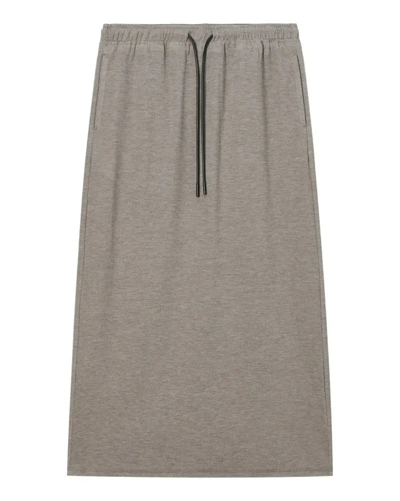 Tout a Coup Midirock mit Kordelzug - Grau Grau