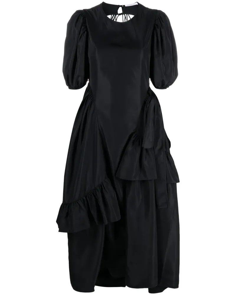 Cecilie Bahnsen Devina Kleid - Schwarz Schwarz