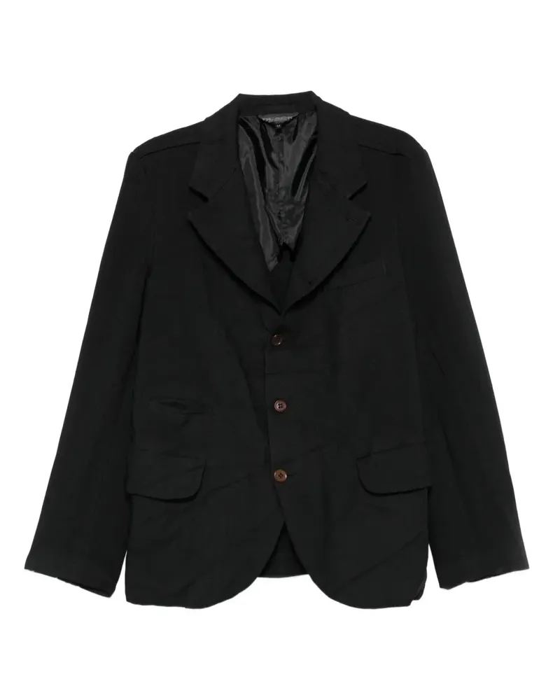 Comme des Garçons Sakko mit fallendem Revers - Schwarz Schwarz