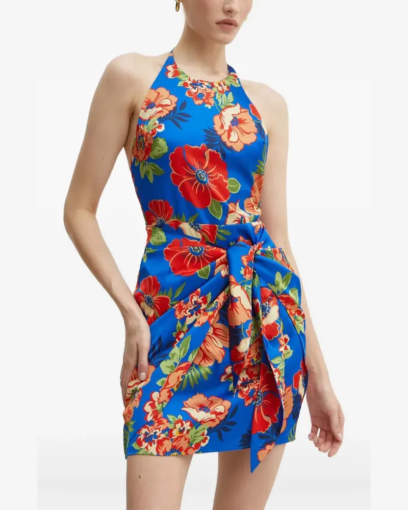 Guess Midikleid mit Print - Blau Blau