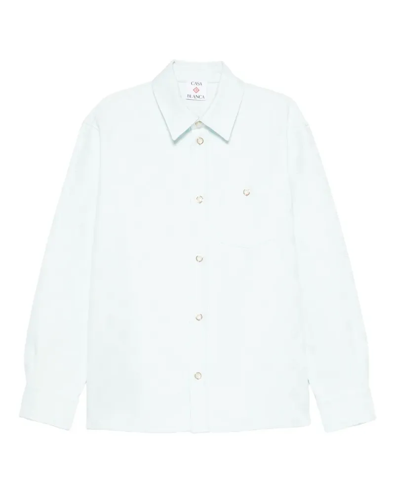 Casablanca Paris cotton shirt - Blau Blau