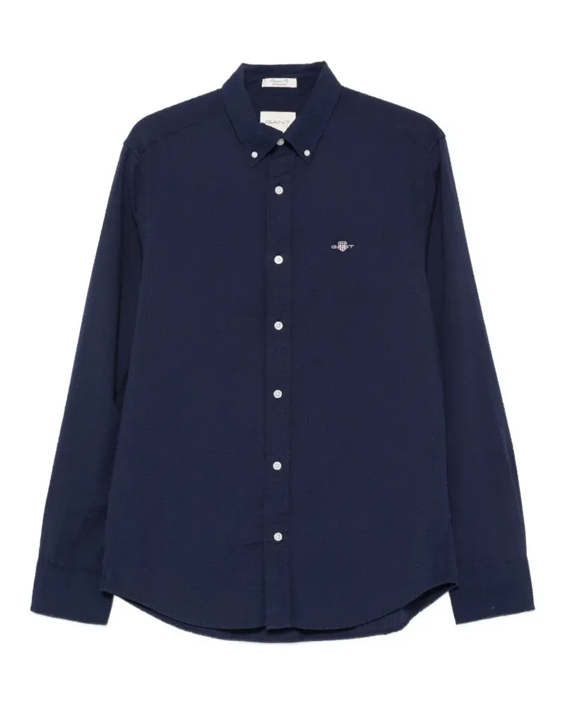 Gant seersucker button-down shirt - Blau Blau
