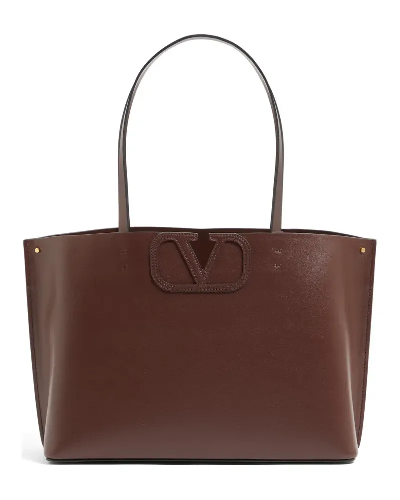 Valentino Garavani Fill Me Schultertasche aus Kalbsleder - Braun Braun