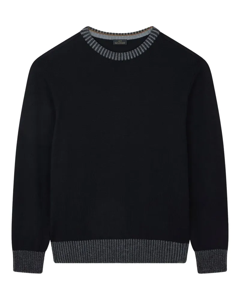 Paul & Shark Pullover mit Rundhalsausschnitt - Schwarz Schwarz