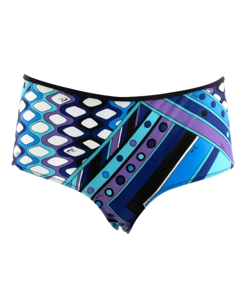 Emilio Pucci Bikinihöschen im Vivara-Print - Blau Blau