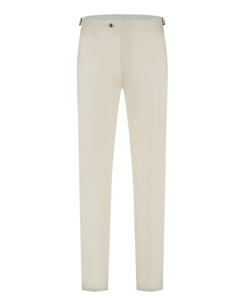Luigi Borrelli adjuster-detail tailored trousers - Nude Nude