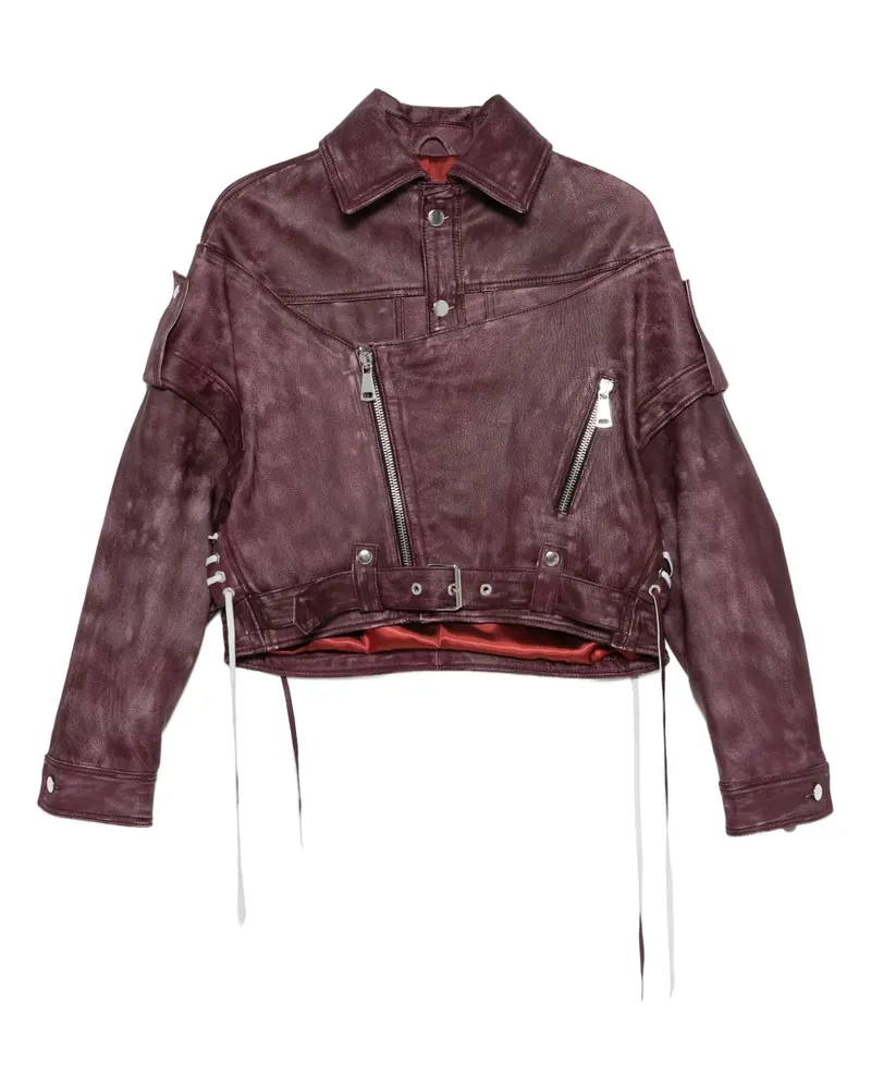 Manokhi Jacke mit Schnürung - Rot Rot