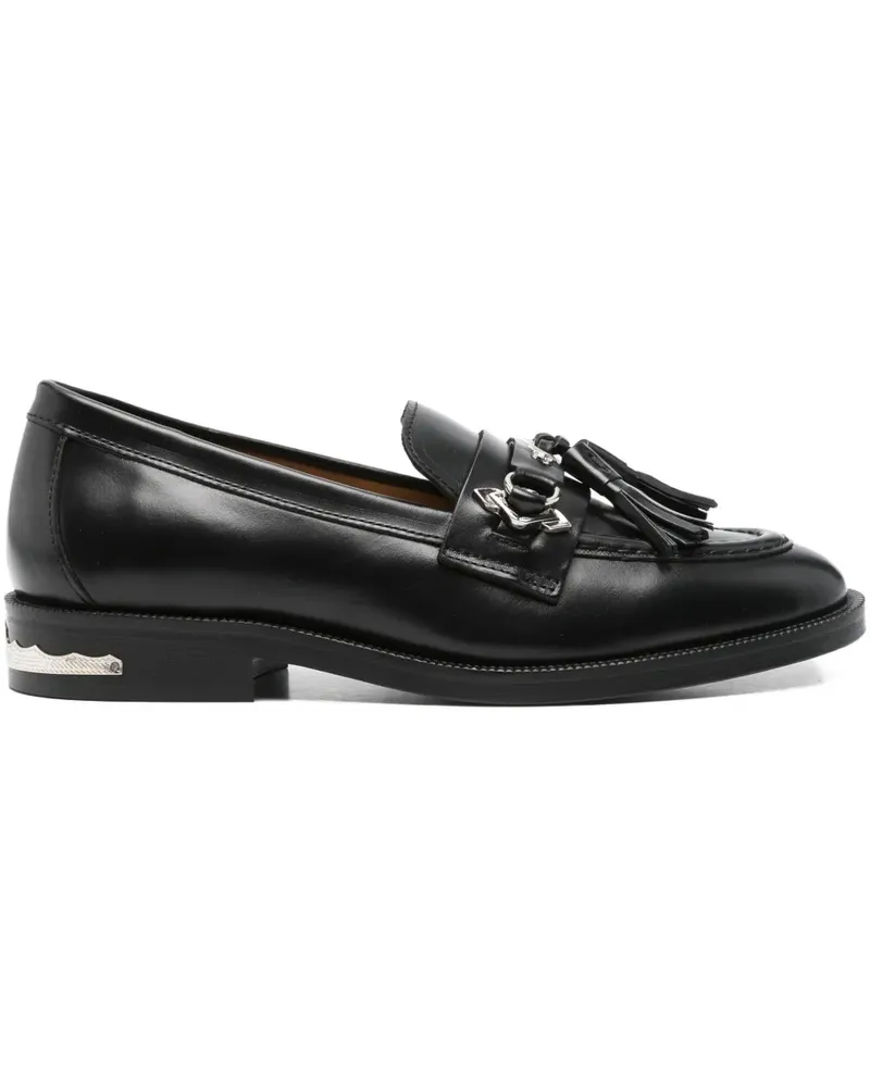 Toga Loafer mit Quasten - Schwarz Schwarz