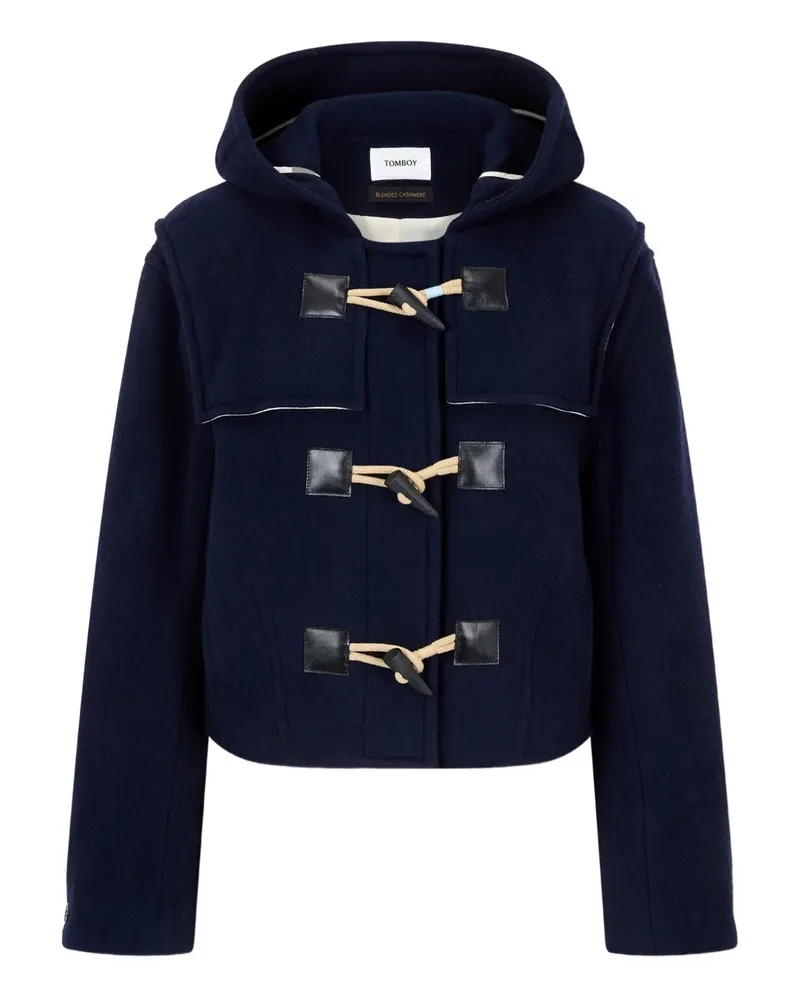 STUDIO TOMBOY hooded toggle jacket - Blau Blau