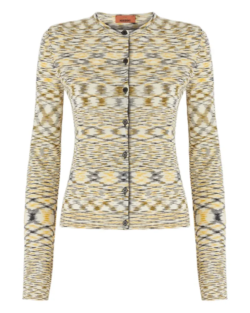 Missoni Gemusterter Cardigan - Gelb Gelb