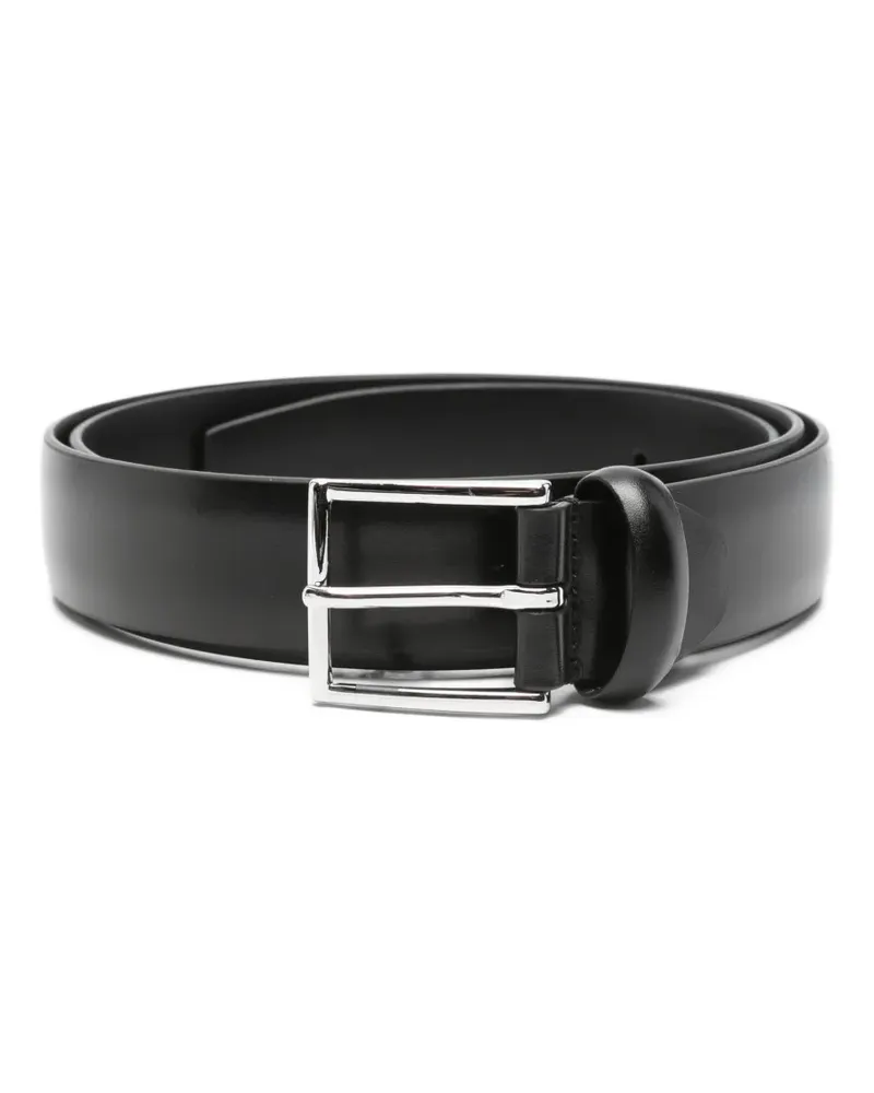 Anderson's Schnallengürtel aus Leder - Schwarz Schwarz