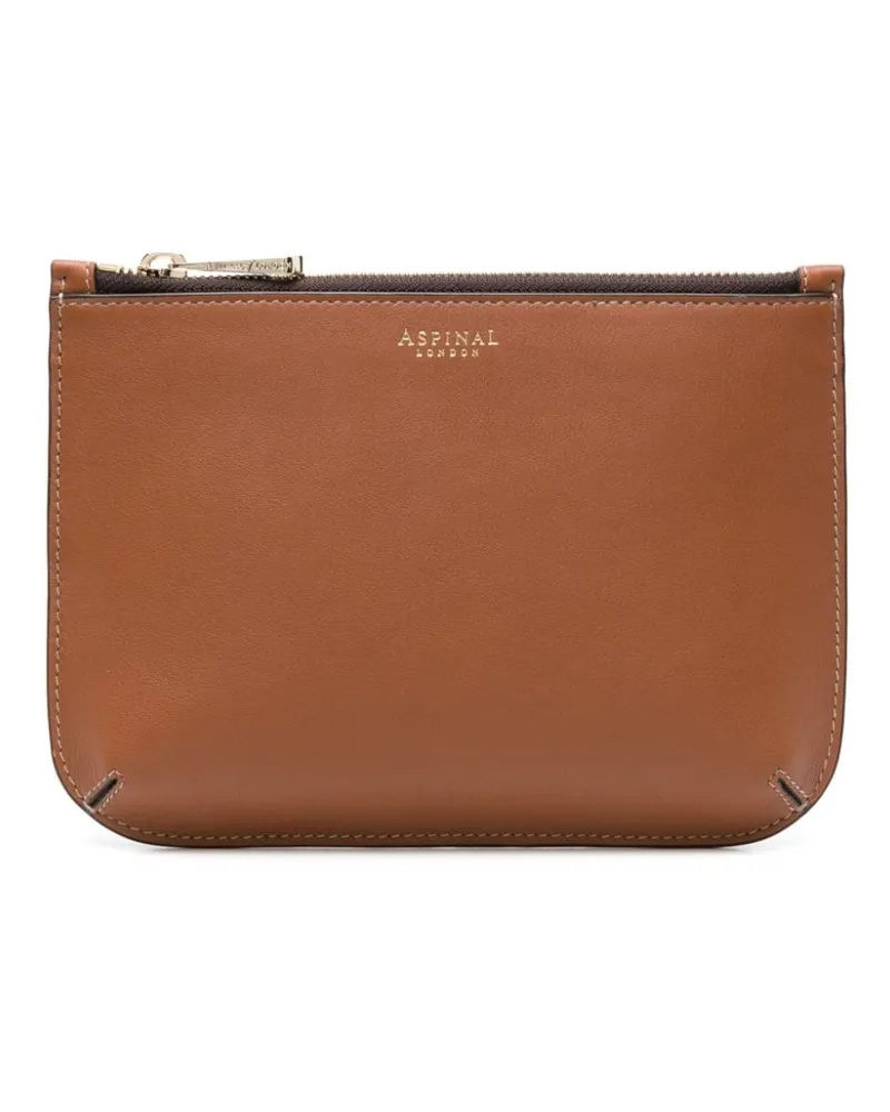 Aspinal of London Kleine Ella Clutch - Braun Braun