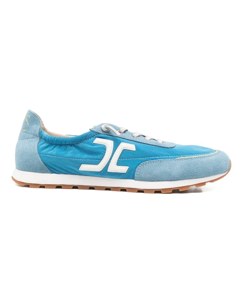 Candice Cooper logo-patch panelled sneakers - Blau Blau
