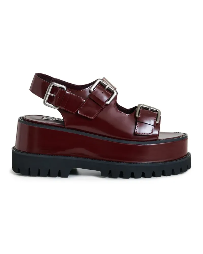 Essentiel buckle-strap platform sandals - Braun Braun