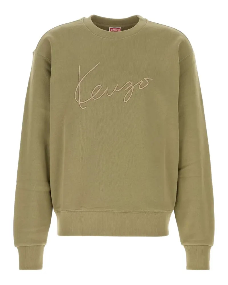 Kenzo Signature embroidered sweatshirt - Grün Grün