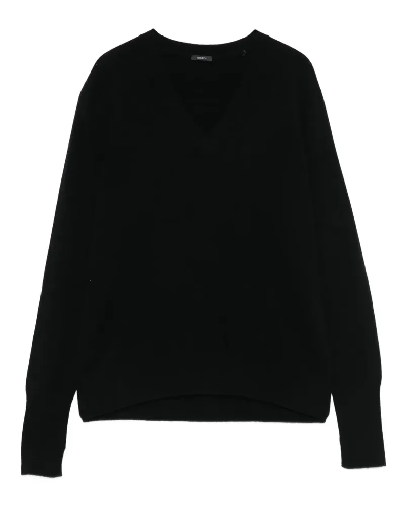 Joseph V-neck cashmere sweater - Schwarz Schwarz